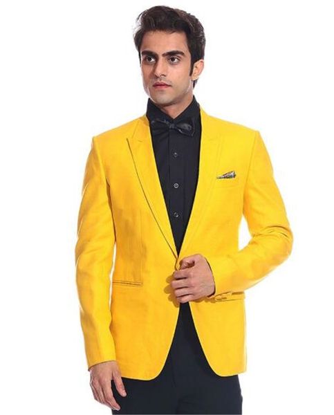 men wedding suits groomsmen yellow lapel groom tuxedos mens tuxedo wedding prom suit 2 pcs(jacket+pants) custom made, White;black
men wedding suits groomsmen yellow lapel groom tuxedos mens tuxedo wedding prom suit 2 pcs(jacket+pants) custom made, White;black