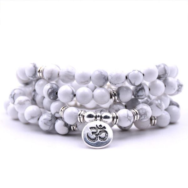 wholesale 5 pcs silver plated 3d symbol connect white howlite stone stretchy bracelet handmade weave spiritual jewelry, Black
wholesale 5 pcs silver plated 3d symbol connect white howlite stone stretchy bracelet handmade weave spiritual jewelry, Black