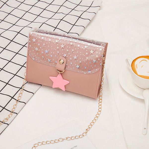 2019 new women's small crossbody handbag girls pvc cute purse bag with chain shoulder strap bag bolsa fiminina
2019 new women's small crossbody handbag girls pvc cute purse bag with chain shoulder strap bag bolsa fiminina