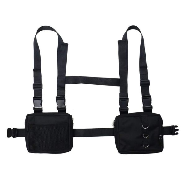 men women fashion chest front bag hip hop streetwear functional waist packs bag adjustable tactical shoulder bags chest rig
men women fashion chest front bag hip hop streetwear functional waist packs bag adjustable tactical shoulder bags chest rig