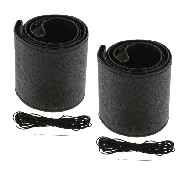 2pcs steering wheel cover steering wheel cover universal sleeve anti slip steering wheel protector diy + + thread
2pcs steering wheel cover steering wheel cover universal sleeve anti slip steering wheel protector diy + + thread