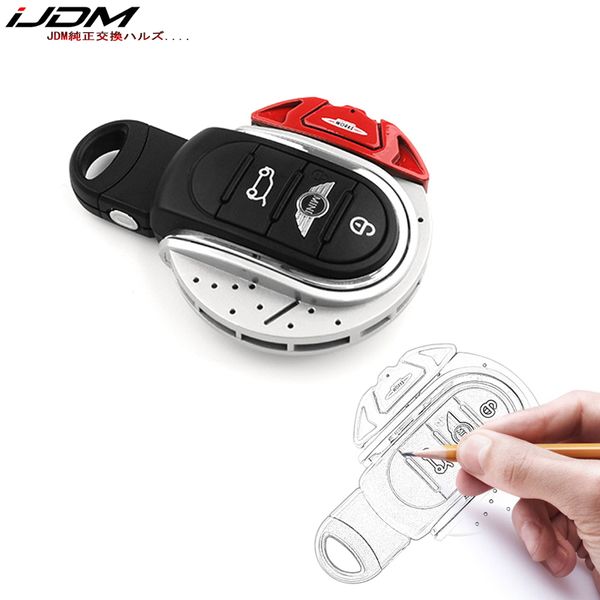 ijdmtoy red jcw brake disk shape key fob shell cover for mini cooper 3rd gen f55 f56 f57 f54, gen2 f60 countryman smart key
ijdmtoy red jcw brake disk shape key fob shell cover for mini cooper 3rd gen f55 f56 f57 f54, gen2 f60 countryman smart key