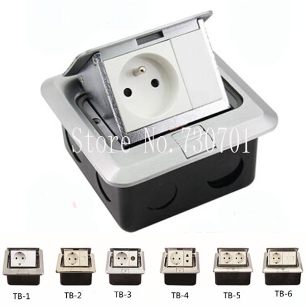 silver aluminum pop up floor socket 2eu power for russian and european country earthed plug socket case
silver aluminum pop up floor socket 2eu power for russian and european country earthed plug socket case