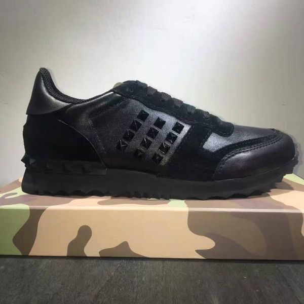 2020 new luxury designer rock stud sneaker shoes women and men casual shoes rock runner trainer party wedding shoes 35-46, Black
2020 new luxury designer rock stud sneaker shoes women and men casual shoes rock runner trainer party wedding shoes 35-46, Black