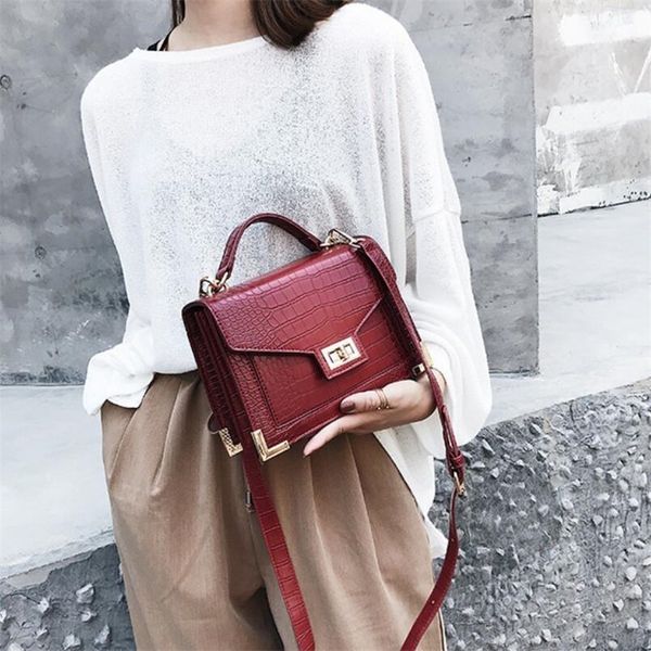 bolsa mujer bags for women 2019 handbags women bags designer crocodile pattern leather shoulder messenger bag sac a main
bolsa mujer bags for women 2019 handbags women bags designer crocodile pattern leather shoulder messenger bag sac a main