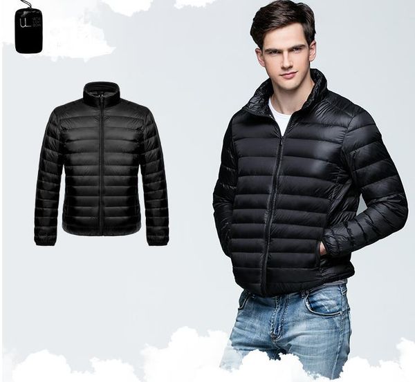 2019 men down jackets light thin 90% white duck down jackets men parka casual outer coats doudoune homme, Black
2019 men down jackets light thin 90% white duck down jackets men parka casual outer coats doudoune homme, Black