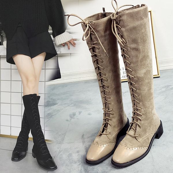 lady boots boots-women women shoes autumn zipper luxury designer lace up winter footwear thigh high heels high ladies, Black
lady boots boots-women women shoes autumn zipper luxury designer lace up winter footwear thigh high heels high ladies, Black