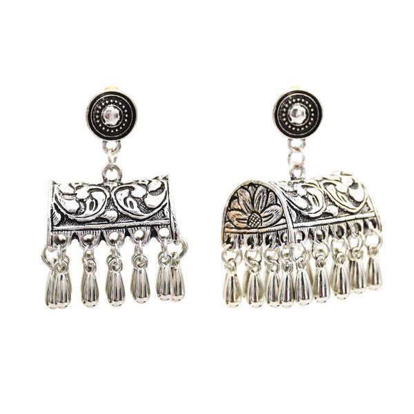 gypsy afghan jewelry retro ethnic silver indian jhumka box cage carved flower bell beaded tassel earring for women jewelry gift
gypsy afghan jewelry retro ethnic silver indian jhumka box cage carved flower bell beaded tassel earring for women jewelry gift