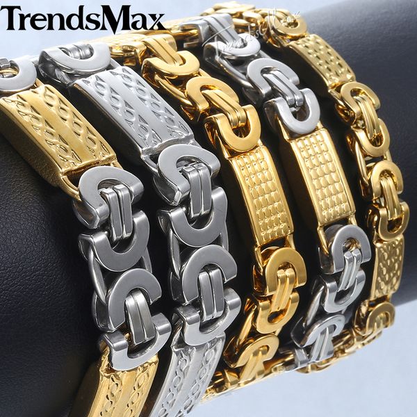 men's bracelets hip hop silver gold byzantine link chain stainless steel bracelet for male jewelry dropshipping 6/8/11mm kkbb5, Black
men's bracelets hip hop silver gold byzantine link chain stainless steel bracelet for male jewelry dropshipping 6/8/11mm kkbb5, Black