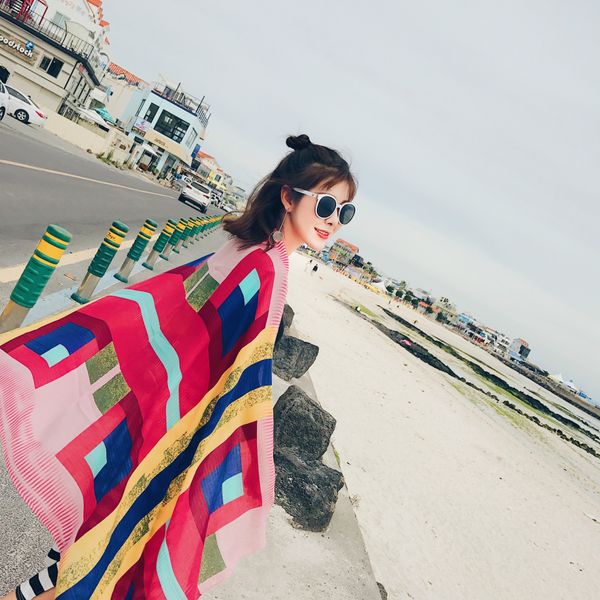 spring and summer shawl scarf ethnic style cotton and linen sunscreen seaside scarf holiday tassel scarf beach towel female oversized, Blue;gray
spring and summer shawl scarf ethnic style cotton and linen sunscreen seaside scarf holiday tassel scarf beach towel female oversized, Blue;gray