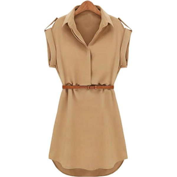 chiffon women casual summer loose short sleeve chiffon dress with belt office lady style dresses for 2020 new fashion vestidos, Black;gray
chiffon women casual summer loose short sleeve chiffon dress with belt office lady style dresses for 2020 new fashion vestidos, Black;gray