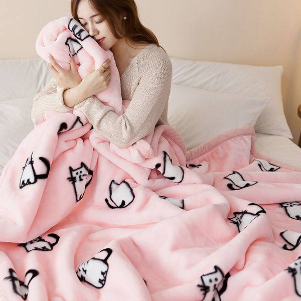 double-layer thick raschel blanket winter warm coral blanket double velvet quilt men's and women's wedding
double-layer thick raschel blanket winter warm coral blanket double velvet quilt men's and women's wedding