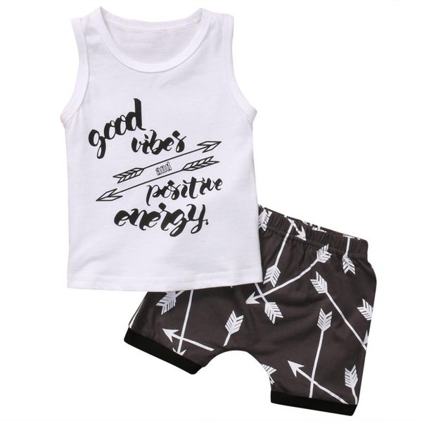 2ps newborn kid baby boys summer arrow t-shirt shorts pants outfit sets sleeveless arrow print tank clothes sets 0-24m, White
2ps newborn kid baby boys summer arrow t-shirt shorts pants outfit sets sleeveless arrow print tank clothes sets 0-24m, White