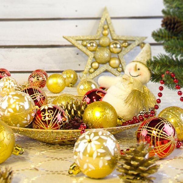 24pcs christmas balls 6cm christmas tree decoration balls 6 color drawings painted
24pcs christmas balls 6cm christmas tree decoration balls 6 color drawings painted