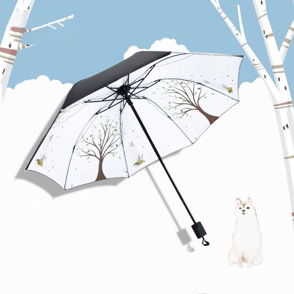 creative cartoon cat and dog black coating umbrella anti-uv sun umbrella rain women pattern inside three folding windproof
creative cartoon cat and dog black coating umbrella anti-uv sun umbrella rain women pattern inside three folding windproof