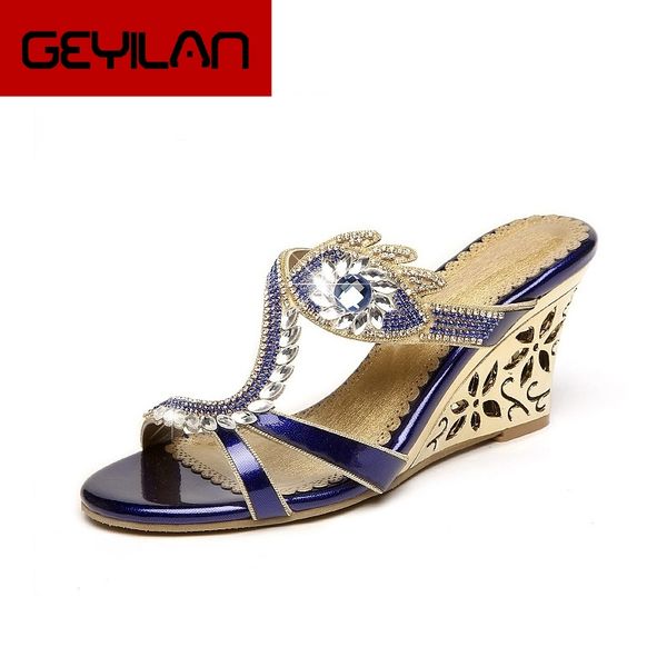 women summer fashion rhinestone slipper hollow out wedges high heels sandals crystal party shoes woman flip flops xmx-b0041, Black
women summer fashion rhinestone slipper hollow out wedges high heels sandals crystal party shoes woman flip flops xmx-b0041, Black