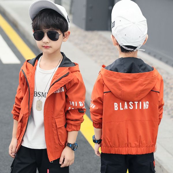 the boy spring and autumn casual jacket boy stereo pocket jacket letter pattern fashion boy's windbreaker, Blue;gray
the boy spring and autumn casual jacket boy stereo pocket jacket letter pattern fashion boy's windbreaker, Blue;gray
