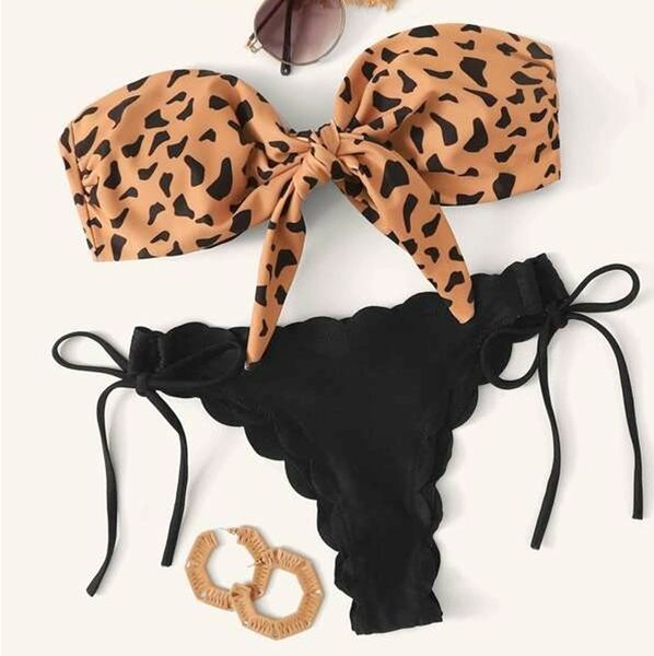 leopard bikinis 2020 mujer knotted swimsuit bikini set tie side swimwear women bandeau bathers bathing suit plus size xl, White;black
leopard bikinis 2020 mujer knotted swimsuit bikini set tie side swimwear women bandeau bathers bathing suit plus size xl, White;black