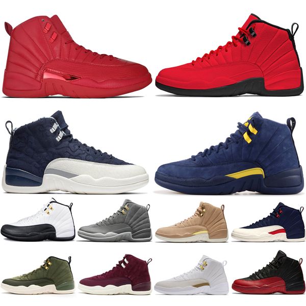 new 12 12s gym red bulls michigan mens basketball shoes international flight college navy flu game unc men sports sneakers designer trainers
new 12 12s gym red bulls michigan mens basketball shoes international flight college navy flu game unc men sports sneakers designer trainers