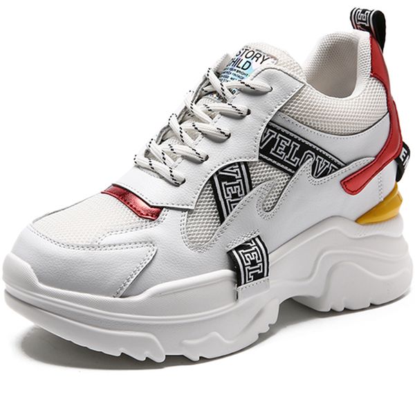 rasmeup breathable women chunky street sneakers 2019 fashion increased women's trainers woman platform shoes lady footwear y200424, Black
rasmeup breathable women chunky street sneakers 2019 fashion increased women's trainers woman platform shoes lady footwear y200424, Black