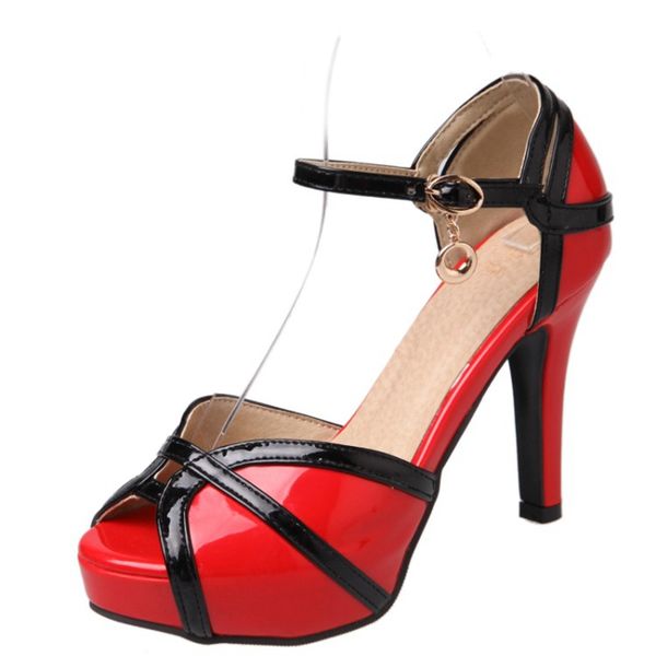 elegant platform women sandals summer high heels lady fish mouth red white dress wedding party shoes big size 44 45 5208-1, Black
elegant platform women sandals summer high heels lady fish mouth red white dress wedding party shoes big size 44 45 5208-1, Black
