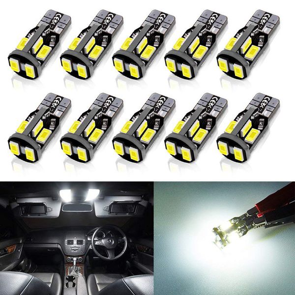 10x 6000к белый 168 194 2825 w5w светодиодные лампы 300lm 10smd 5730 для интерьера купольной карта номерного знака canbus free
10x 6000к белый 168 194 2825 w5w светодиодные лампы 300lm 10smd 5730 для интерьера купольной карта номерного знака canbus free