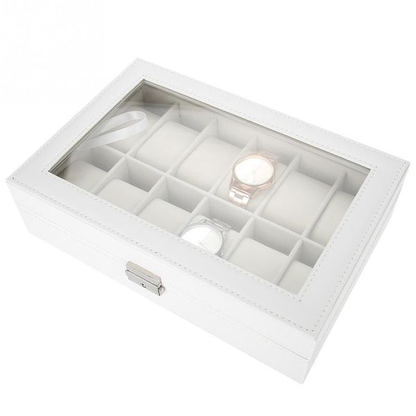 12 compartments watch box pu leather watches organizer case jewelry storage box jewelry dispay watch high quality gift
12 compartments watch box pu leather watches organizer case jewelry storage box jewelry dispay watch high quality gift