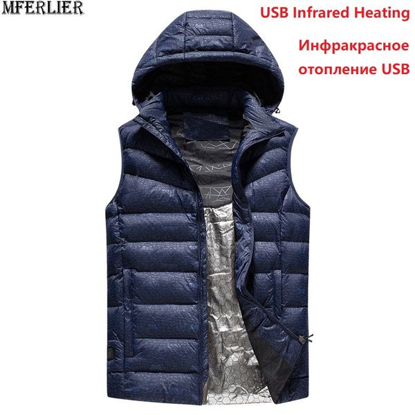 mferlier winter men usb infrared heating vests jackets carbon fiber electric thermal high tech vests out door warm waistcoat 44, Black;white
mferlier winter men usb infrared heating vests jackets carbon fiber electric thermal high tech vests out door warm waistcoat 44, Black;white