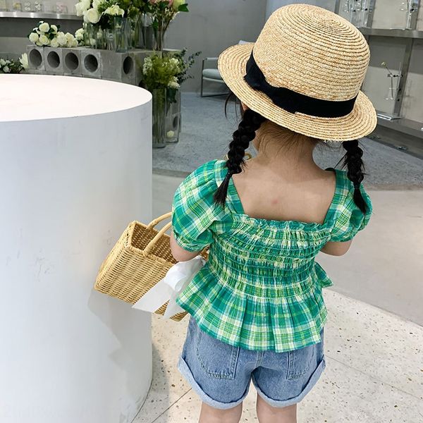 tea taro girl children's clothes baby children's clothing shirt bubble sleeve baby shirt foreign style short sleeve top, White;black
tea taro girl children's clothes baby children's clothing shirt bubble sleeve baby shirt foreign style short sleeve top, White;black