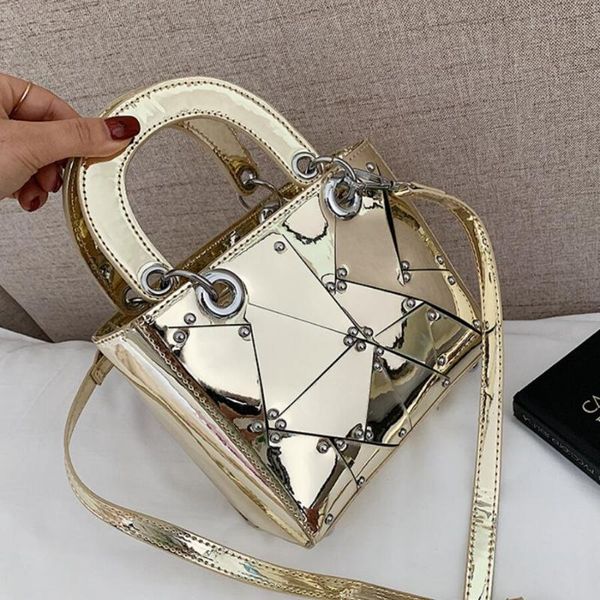 mirror rivets tote crossbody bag 2020 summer new high-quality pu leather women's handbag travel shoulder messenger bag
mirror rivets tote crossbody bag 2020 summer new high-quality pu leather women's handbag travel shoulder messenger bag