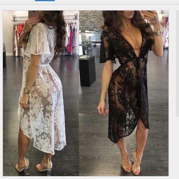женщины sexy cover up lace выдалбливают бич кардиган купальный костюм крючком бикини пляж для купания wear black white
женщины sexy cover up lace выдалбливают бич кардиган купальный костюм крючком бикини пляж для купания wear black white