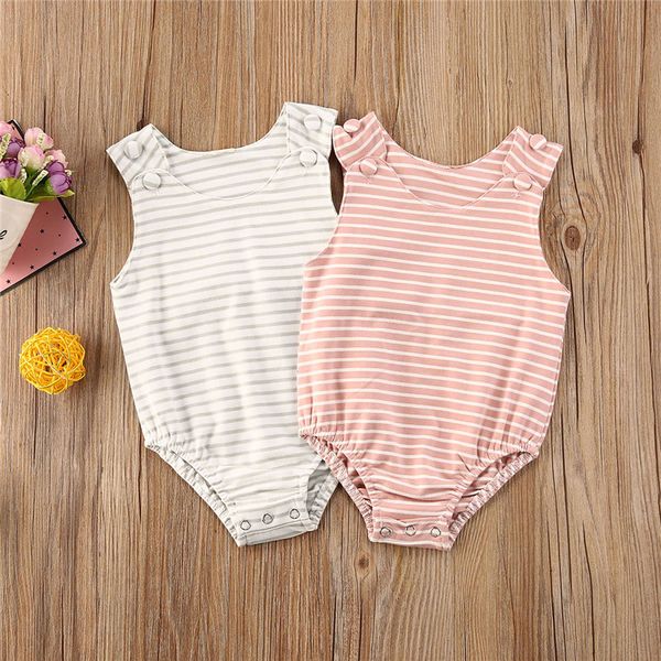 2020 baby clothes striped sleeveless rompers newborn boy girl summer sunsuit casual cotton buttons jumpsuit 0-18m, Blue
2020 baby clothes striped sleeveless rompers newborn boy girl summer sunsuit casual cotton buttons jumpsuit 0-18m, Blue