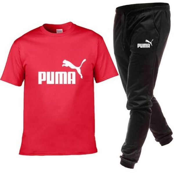 puma новые горячие женщины мужчины круглый воротник футболки повседневные спортивные костюмы брюки унисекс короткие рукава с длинными брюкам, Gray
puma новые горячие женщины мужчины круглый воротник футболки повседневные спортивные костюмы брюки унисекс короткие рукава с длинными брюкам, Gray