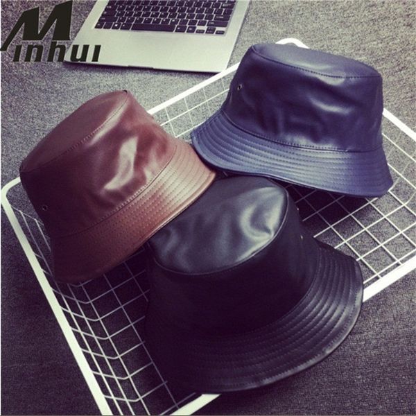 minhui 2017 new fashion pu hip hop caps bucket hats for men and women hat leather bobs panama bapa hat
minhui 2017 new fashion pu hip hop caps bucket hats for men and women hat leather bobs panama bapa hat
