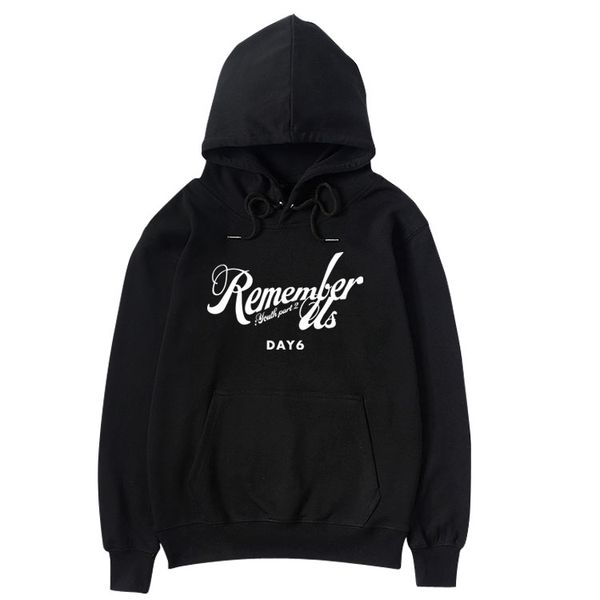 day6 new remember us youth part2 same printing hoodie for kpop fans pullover fleece/thin loose sweatshirt, Black
day6 new remember us youth part2 same printing hoodie for kpop fans pullover fleece/thin loose sweatshirt, Black