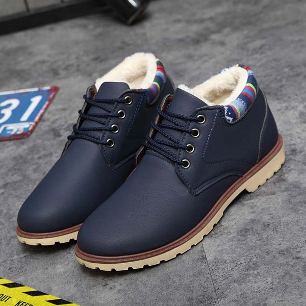 winter sneakers men boots 2019 thick cotton boots male shoes lace-up anti-slip booties casual sneakers men shoes plus size, Black
winter sneakers men boots 2019 thick cotton boots male shoes lace-up anti-slip booties casual sneakers men shoes plus size, Black