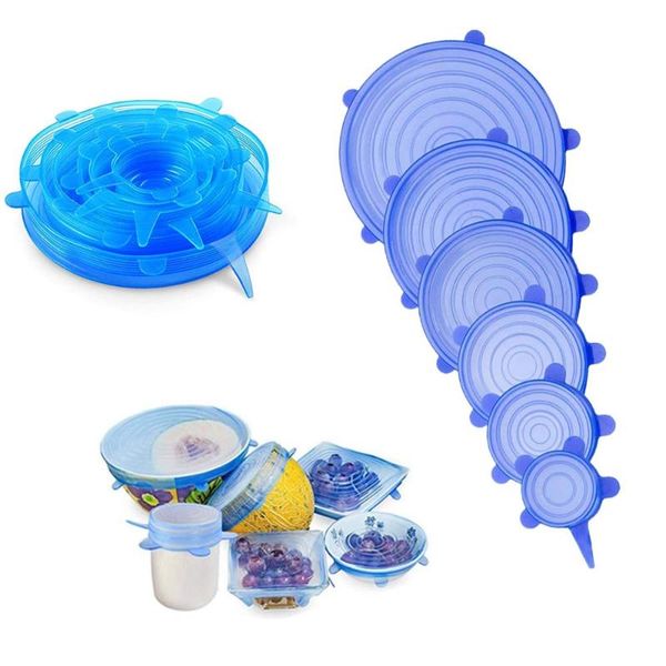 6pcs/set silicone stretchable wrap fresh keeping cover sealer reusable cooking kitchen tools wrap seal lid cover
6pcs/set silicone stretchable wrap fresh keeping cover sealer reusable cooking kitchen tools wrap seal lid cover