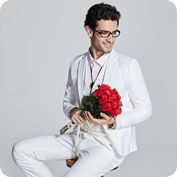white mens wedding suit man blazers slim fit groom tuxedo 3piece formal business male wear one button coat pants bridegroom costume homme, Black;gray
white mens wedding suit man blazers slim fit groom tuxedo 3piece formal business male wear one button coat pants bridegroom costume homme, Black;gray