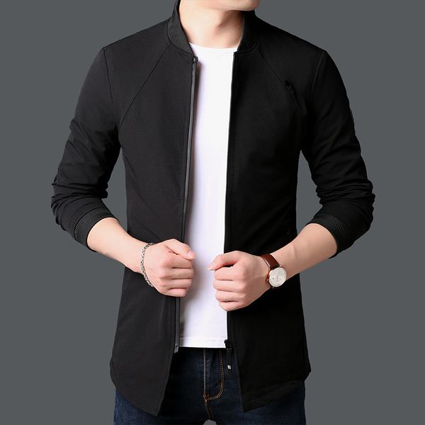 2018 spring and autumn fashion coat solid color long sleeve men casual men's wear baseball collar korean-style slim fit new styl, Black;brown
2018 spring and autumn fashion coat solid color long sleeve men casual men's wear baseball collar korean-style slim fit new styl, Black;brown