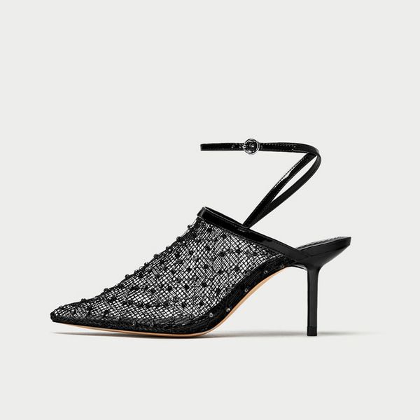 fashion women heels sandals with lace, Black
fashion women heels sandals with lace, Black