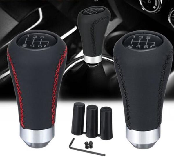universal 6 speed leather car gear shift knob manual stick lever pen gearshifter fit for at mt arm pomo
universal 6 speed leather car gear shift knob manual stick lever pen gearshifter fit for at mt arm pomo