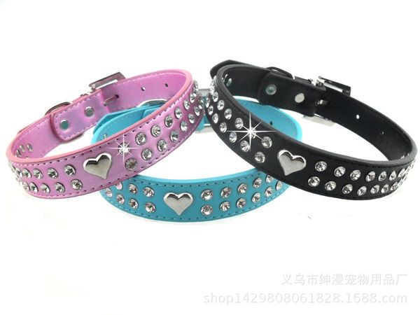 classic compact diamond metal peach heart pu pet collar dog supplies dog collar harness small
classic compact diamond metal peach heart pu pet collar dog supplies dog collar harness small