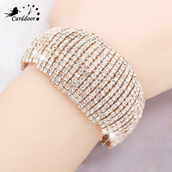 carddoor new arrivals bracelet jewelry gift rhinestone chain fashion women bracelets elegant inlaid bracelets & bangles, Black
carddoor new arrivals bracelet jewelry gift rhinestone chain fashion women bracelets elegant inlaid bracelets & bangles, Black