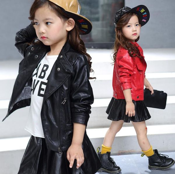 Children Casual Outerwear Children PU Leather Jacket Girls Leather Coat boys Jacket Infant Age 3-14 Years Old
Children Casual Outerwear Children PU Leather Jacket Girls Leather Coat boys Jacket Infant Age 3-14 Years Old