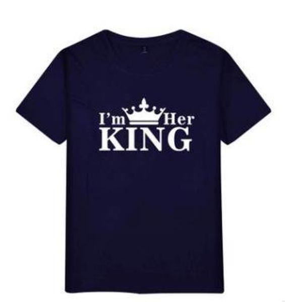 i am his queen tees short sleeved mens lovers t shirts summer i am her king, White;black
i am his queen tees short sleeved mens lovers t shirts summer i am her king, White;black