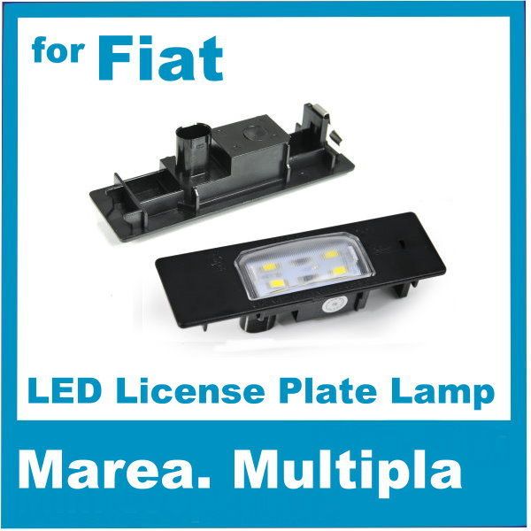 sd motor hipping led license plate lamp for multipla marea