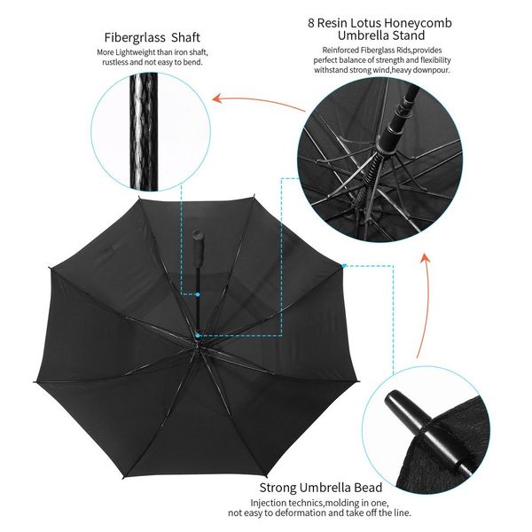 extra large umbrella injection technics fiberglass golf umbrella shaft double-canopy windproof waterproof automatic open
extra large umbrella injection technics fiberglass golf umbrella shaft double-canopy windproof waterproof automatic open