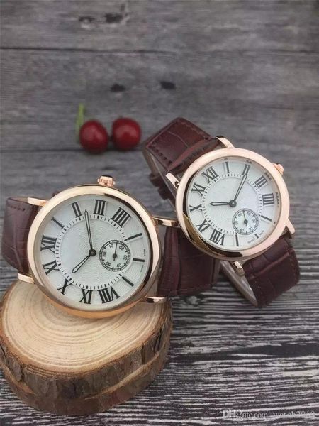golden luxury small bezel men's and women's quartz movement stainless steel watch designer sports spontaneous wind business watch, Slivery;brown
golden luxury small bezel men's and women's quartz movement stainless steel watch designer sports spontaneous wind business watch, Slivery;brown
