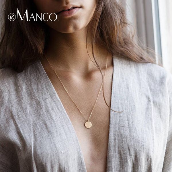 e-manco long statement pendant necklace for women link chain round geometric charms necklaces women accessory fashion jewelry, Black
e-manco long statement pendant necklace for women link chain round geometric charms necklaces women accessory fashion jewelry, Black