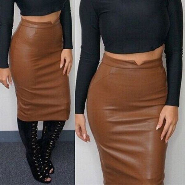2019 новых женщин solid color кожа pu юбки летняя мода sexy 5 цвет пакет hip tight ночной длина колена короткие dz-vd8016, Black;gray
2019 новых женщин solid color кожа pu юбки летняя мода sexy 5 цвет пакет hip tight ночной длина колена короткие dz-vd8016, Black;gray